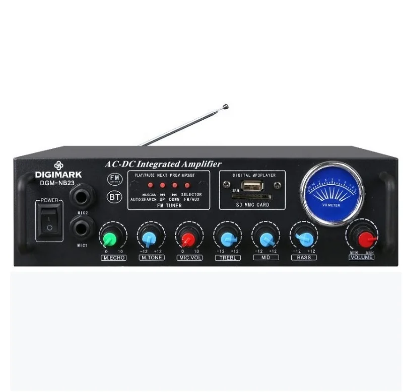 Цифровой мини-усилитель мощностью 100 Вт с FM/USB
