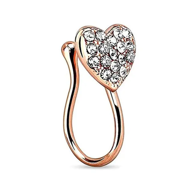 Factory Price Stainless Steel Stud Indian Ethnic Jewelry Gold Unique Chain Sterling Silver Set Cuff Titanium Nose Ring