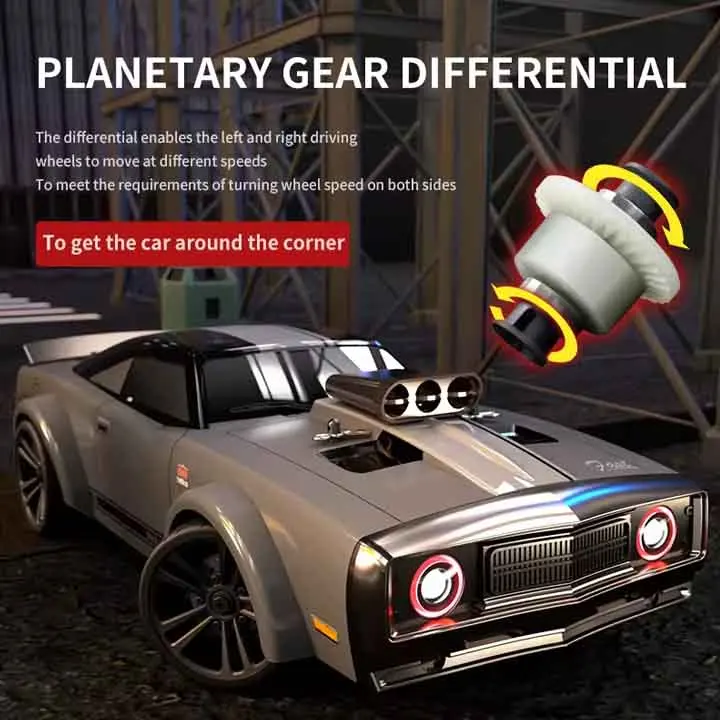 Спортивный автомобиль RTR 35 км/ч 1:16 высокоскоростной 4WD Rc Drift Car светодиодные фары 2 4 г пульт дистанционного управления игрушки для мальчиков подарок