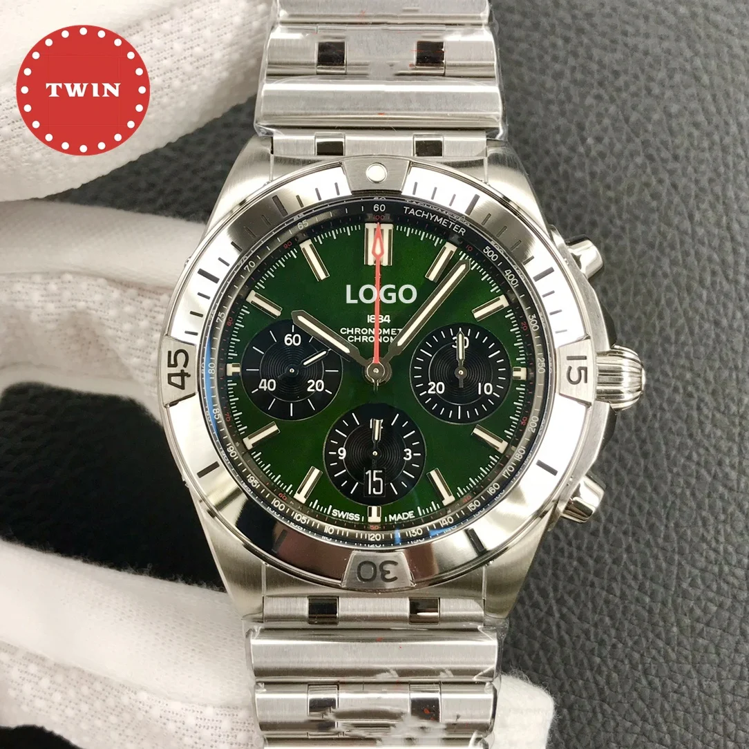 The New Diver waterproof Patek watch GF factory 42MM 7750 Timing Movement B01 Multi-function timing Watch