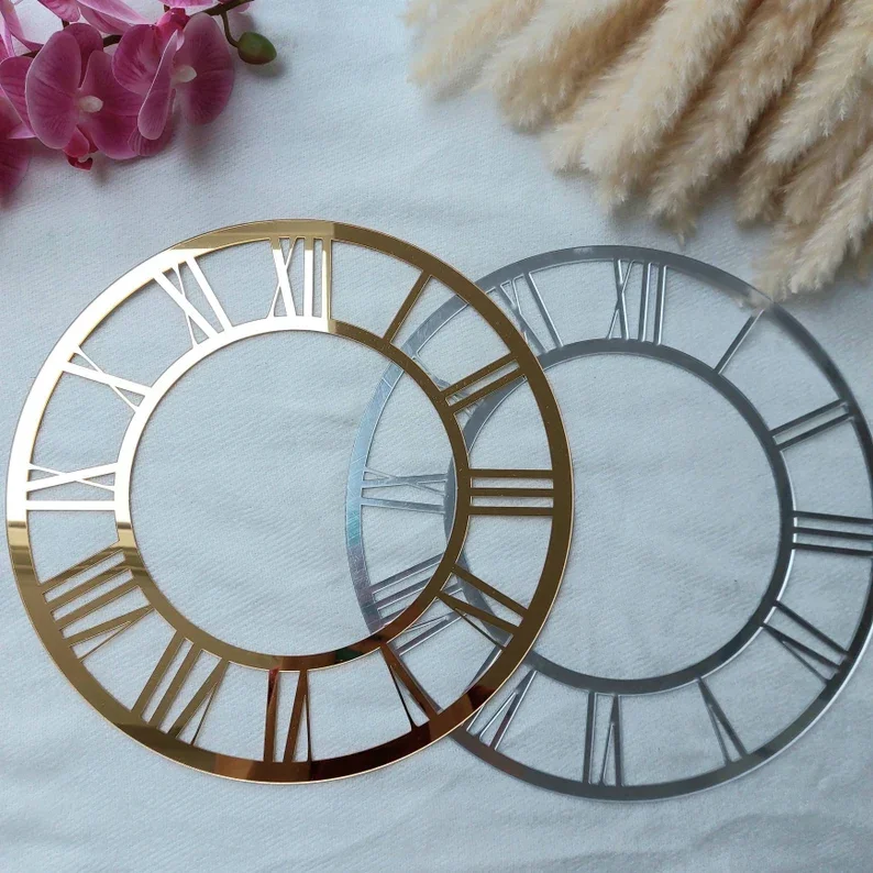 Diy Wall Clock Modern 3d Wall Clock With Mirror Numbers Stickers For Home Office Decorations Gift