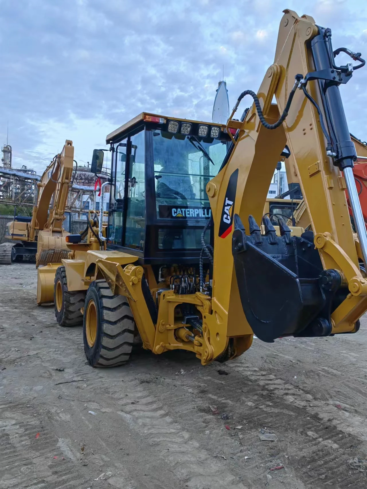 Good Quality 3 Year Warranty Backhoe Loader CAT 416E 420F 420F2 Backhoe for Sale