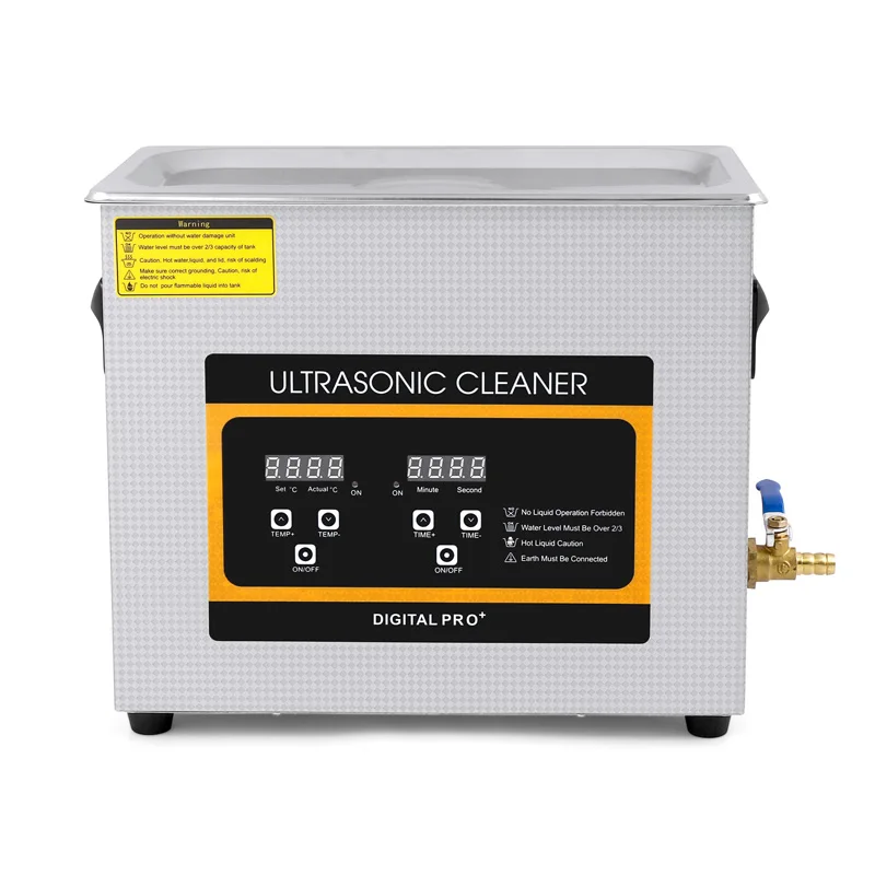 6.5L Industrial Ultrasonic Cleaner Degassing Cylinder Injector Metal Mould Degreaser Ultra Sonic Cleaning Solution 6L 40KHZ