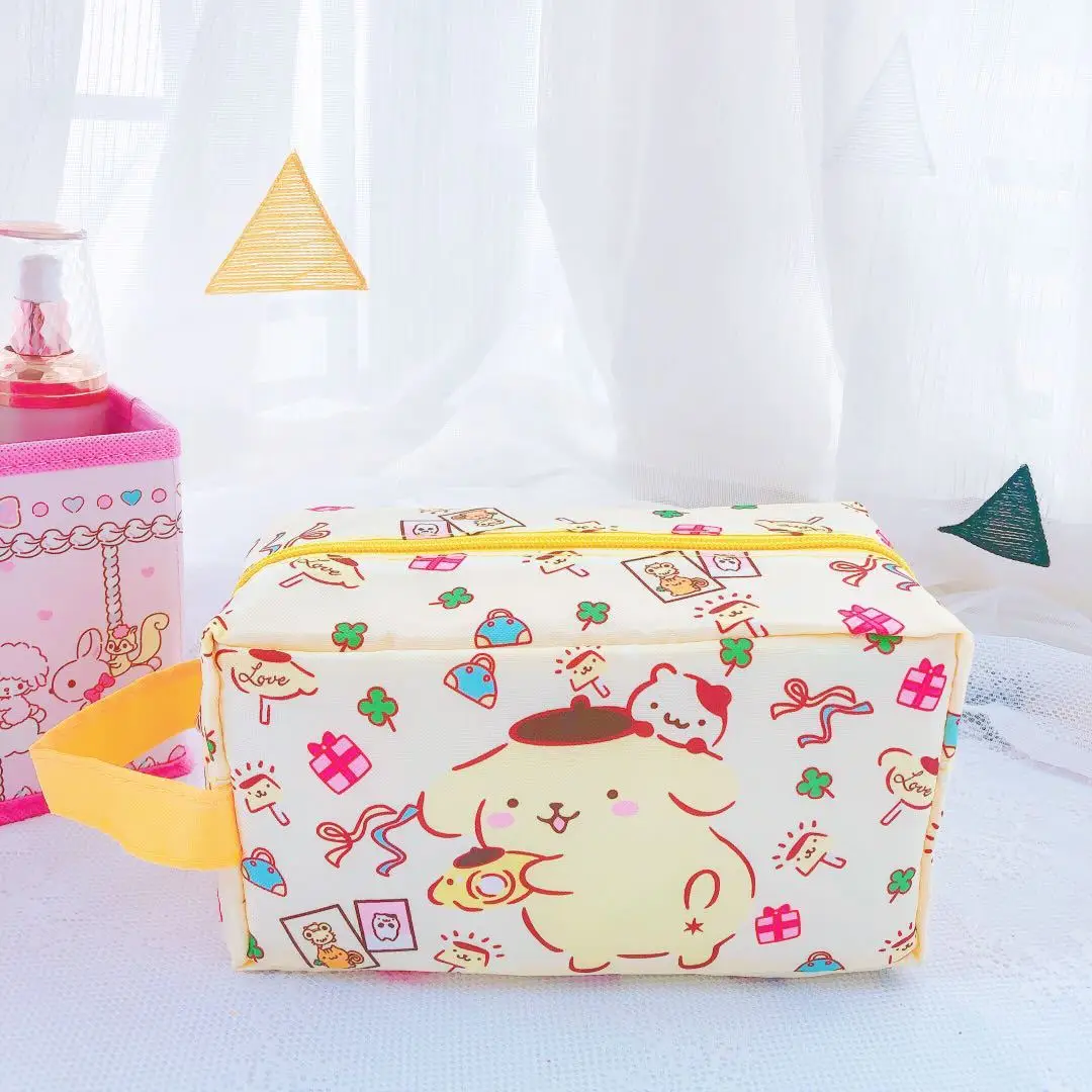 Cartoon Pencil Case Large Capacity Stationery Student Pen Bag Anime Cartoon Storage Bag Girl