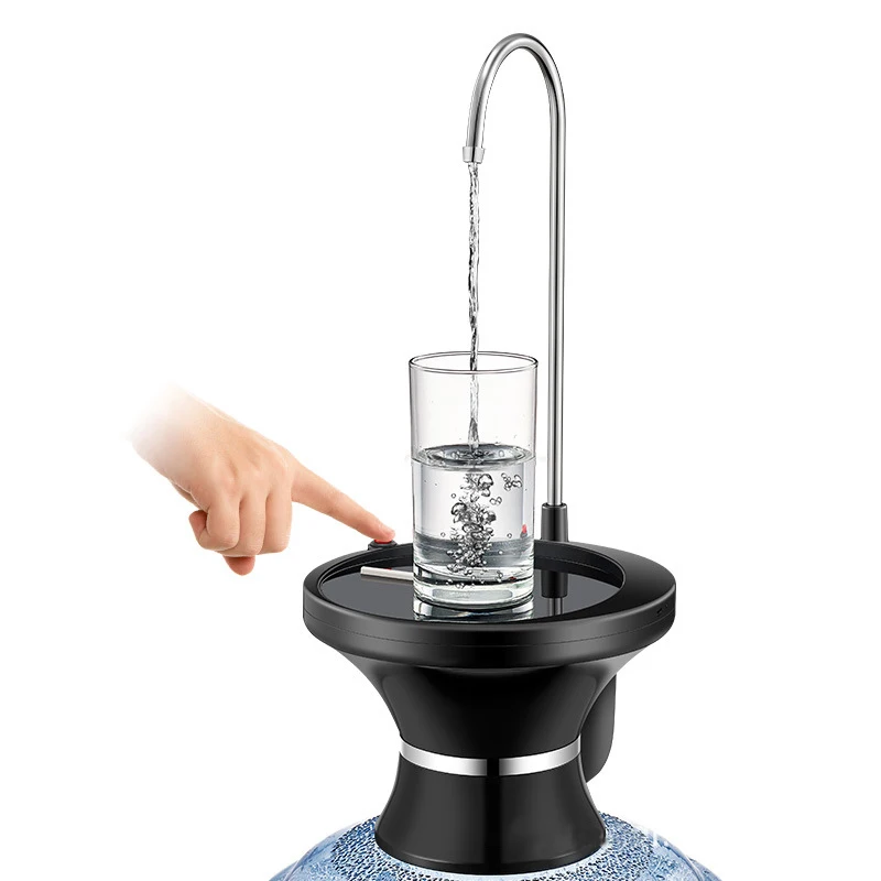 new mini electric water dispenser electric water pump system desktop with light indicator