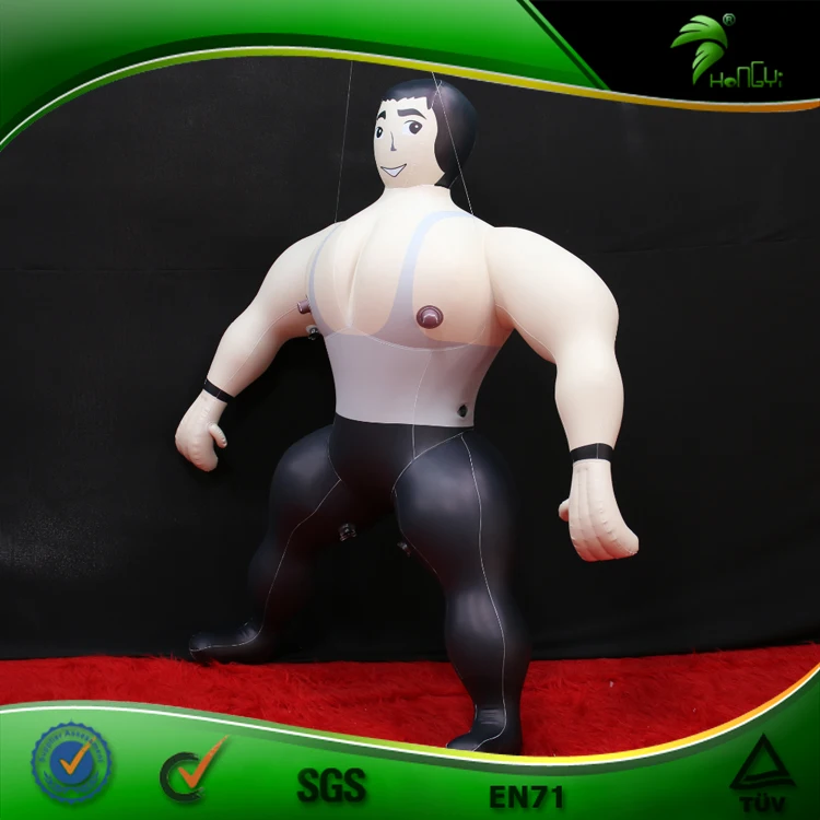 Inflatable Custom Muscle Man Human Figure Model Inflatable Balloon Toy Muscle Man hongyi