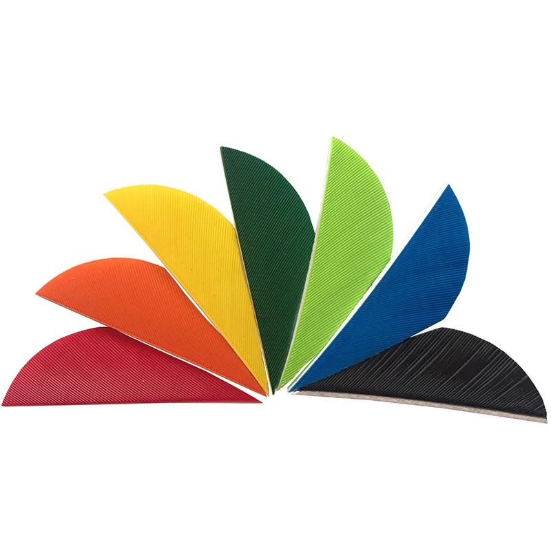 2 INCH Parabolic Archery Arrow Fletching Feathers For Hunting Accessories Turkey Feather Traditional Bow Right Wing