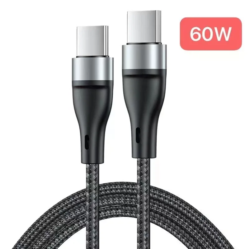 Кабель для передачи данных 3amp, Тип c, 22awg, 2c, usb Тип c, кабель для зарядки, 60 Вт, кабель для samsung, usb c