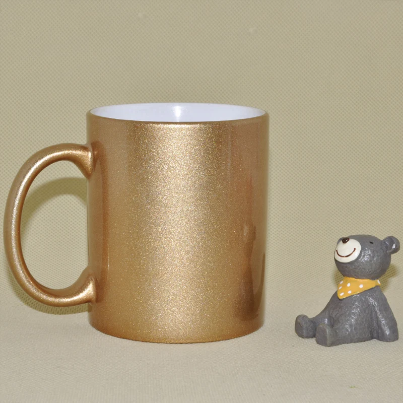 good quality coated gold mug sublimation gold mug golden mug