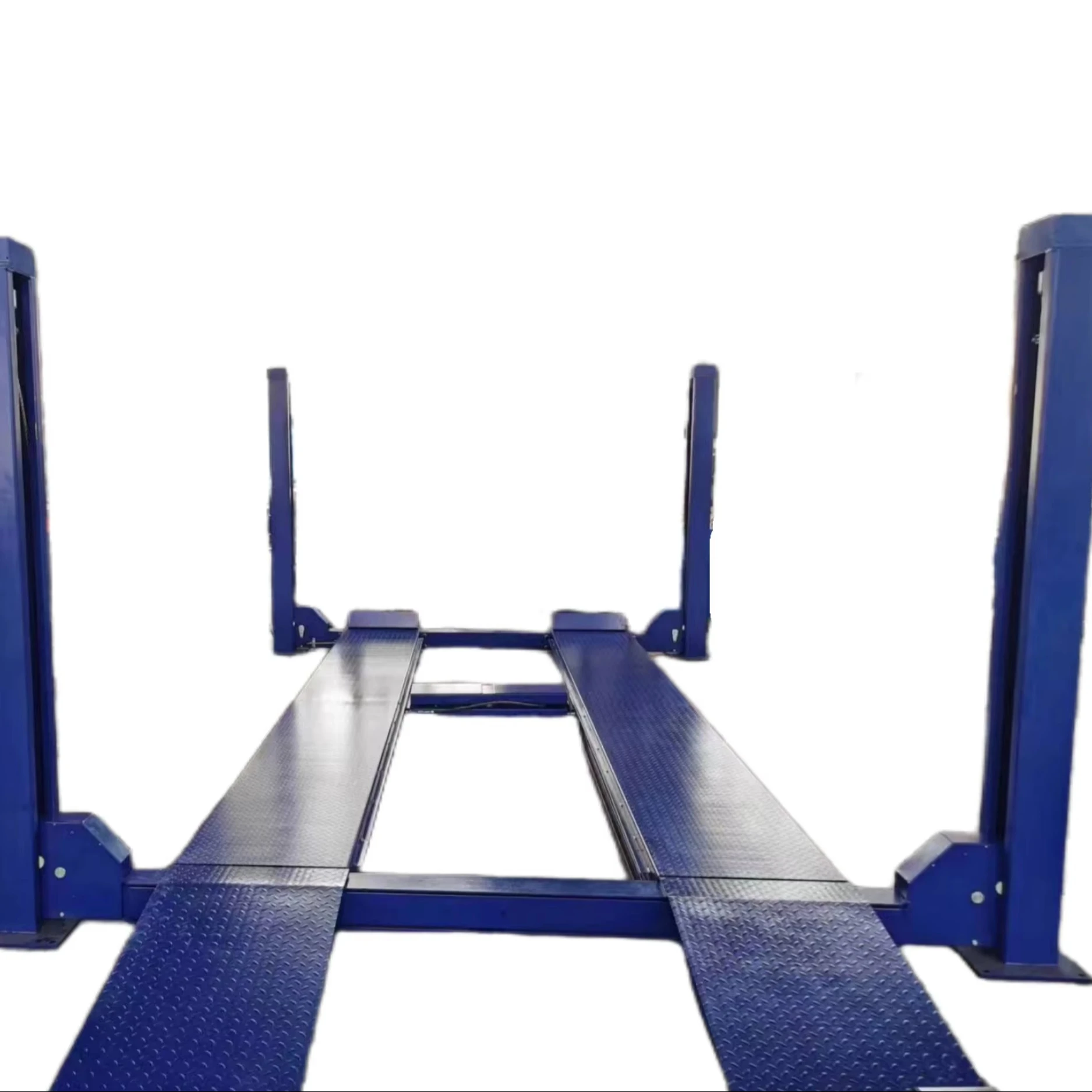 Professional shanghai factory manufacturer auto lift car four post hoist with one side release workshop repair for safety locks