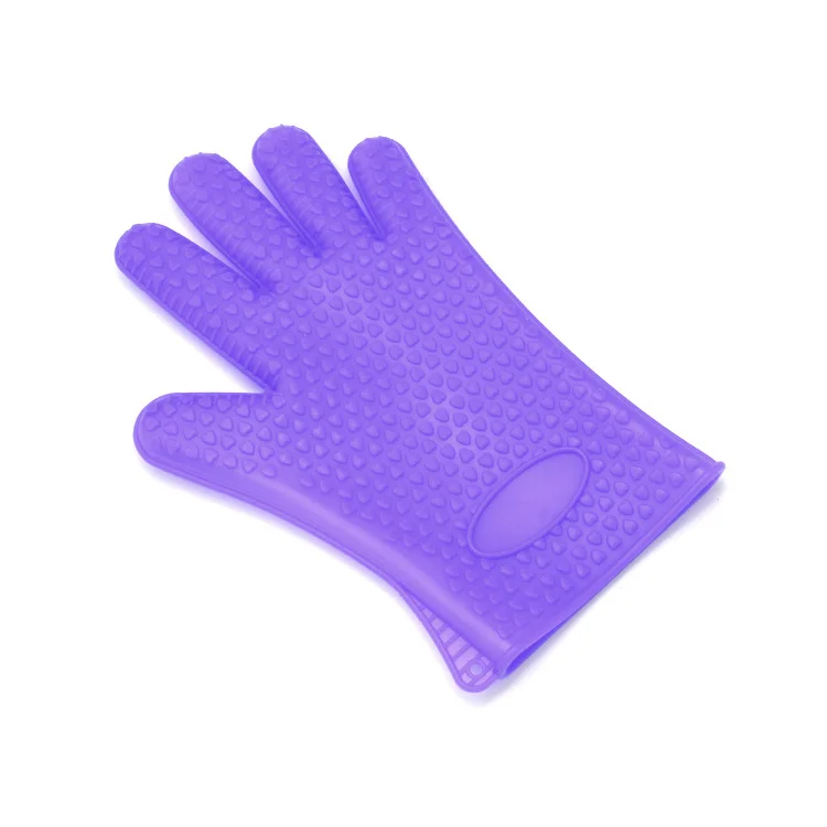 
Thick Silicone Heat Resistant Pot Holder Microwave Mitts Kitchen Cooking BBQ Baking Oven Gl oves 