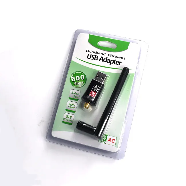 600 Мбит/с Dual Band 2 4 ГГц/5 8 Ghz антенна Wifi Usb адаптер беспроводной приемник для