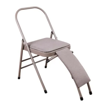 Металлическое алюминиевое регулируемое легкое складное кресло для йоги, тренажерного зала, фитнеса, компрессионный стоячий стул для пилатеса