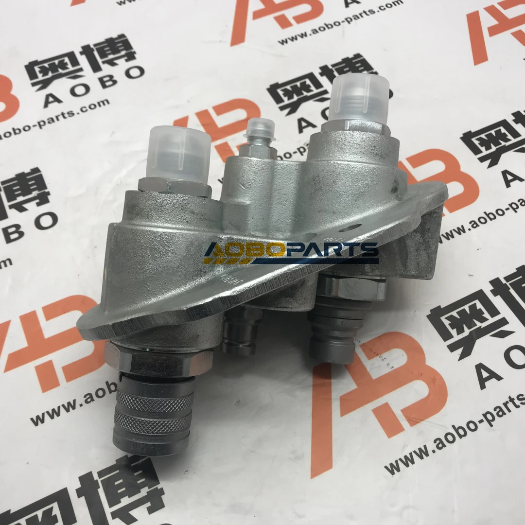 Гидравлический блок быстрой муфты в сборе 7246784 предназначенный для использования погрузчиков с бортовым поворотом компактных гусеничных и телескопов