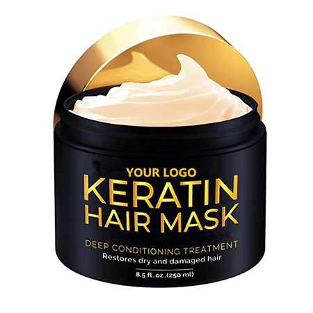 sulfate free anti-frizz moisturizing smoothing keratin creamy collagen hair mask hair treatment protein for hair