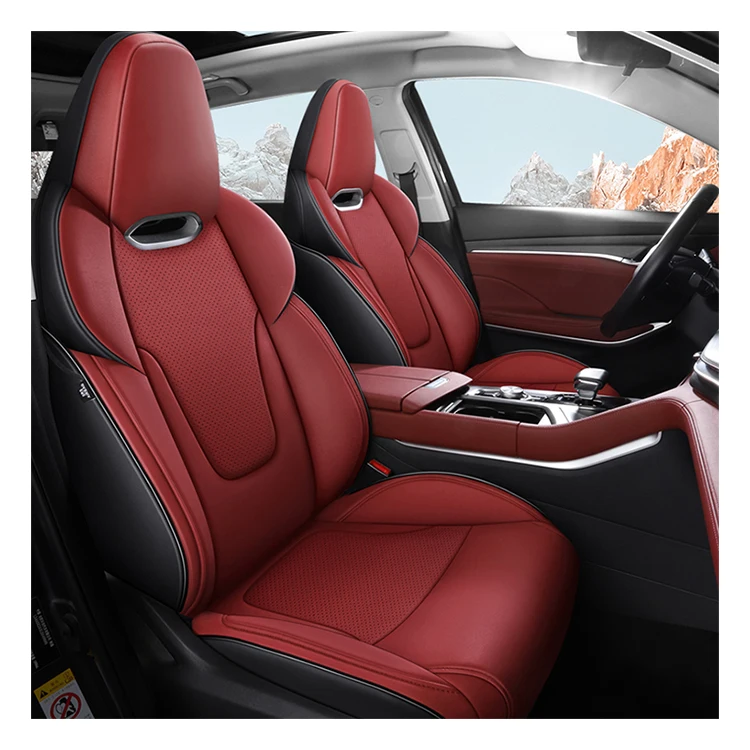 Amazon Hot Selling Waterproof Car Seat Protector Leather Original Full Set Custom Car Seat Cover for Changan CS75 Plus