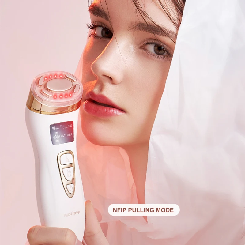 notime skin clean medical muscle stimulation shaping body mini face lift rf led anti wrinkle beauty device for home use