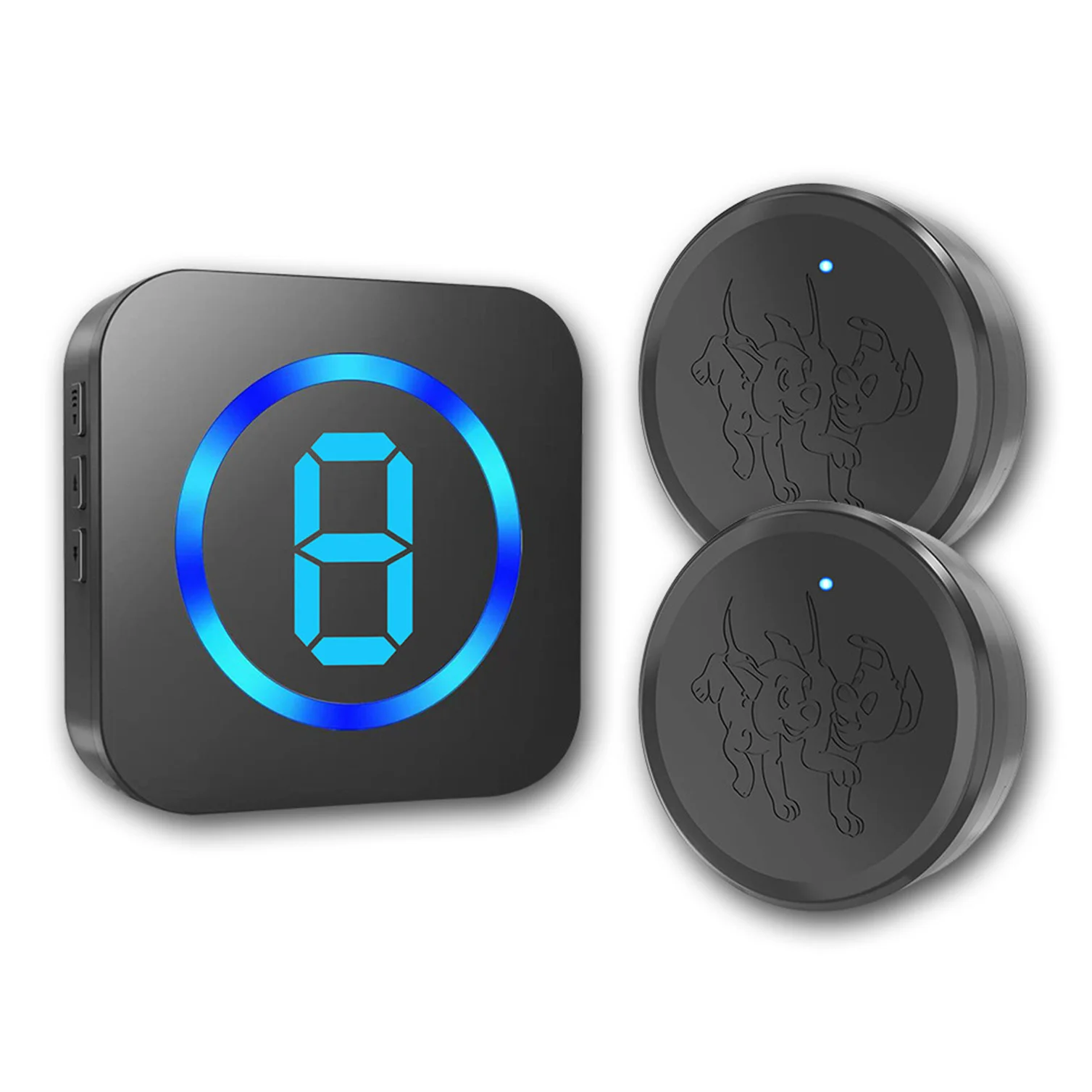 waterproof eu/uk/us plug smart  pet cat doorbell dog barking doorbell animal door bell