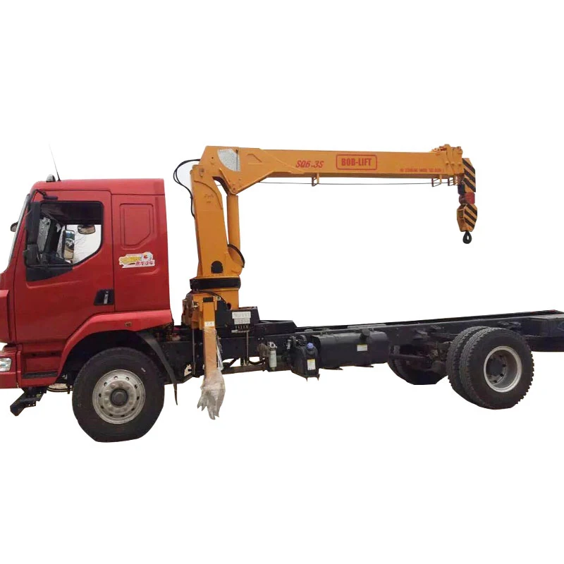 6.3 Ton/8 Ton/10 Ton Telescopic Boom Hydraulic Truck Mounted China Crane Manipulator