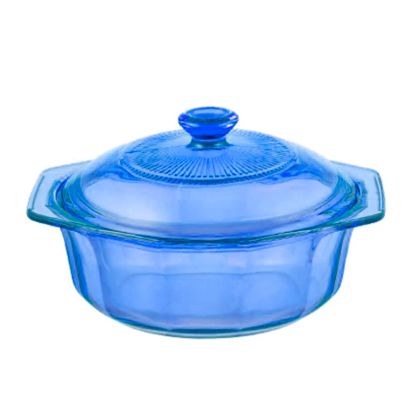 CD-126 Wholesale Customized Borosilicate Microwavable Bowls Salad Bowl Set of Glass Bowl with Lid