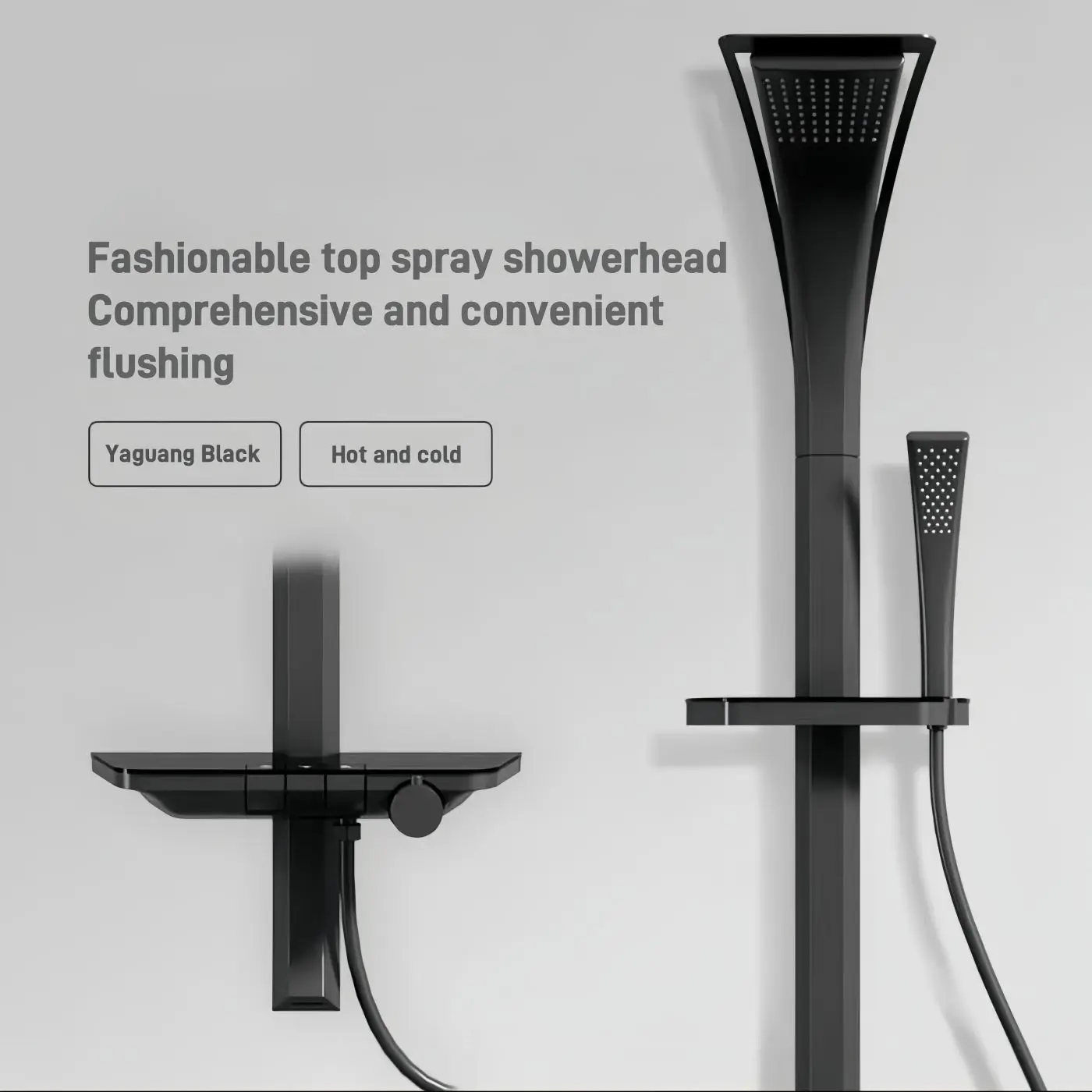 Bathroom thickening shower set home bathroom net red models copper material multi-purpose shower accessories bathroom faucet