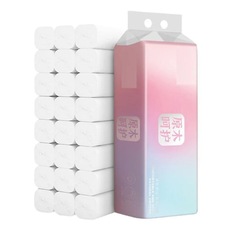 Hot Selling Bamboo Toilet Paper Rolls Cheap Household Cheap Cotton Pulp Toilet Tissue Paper