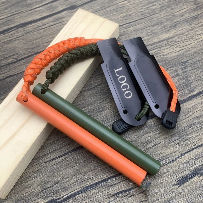 New Arrival Fire Steel Ferrocerium Rod Flint With Paracord