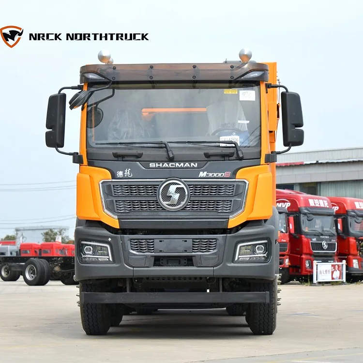 New Shacman 8X4 Dump Truck Manual 400HP Diesel Rear Dump Self-Discharge Truck for Coal Stone Dumper Truck Price for Sale