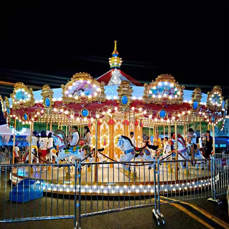 Outdoor Christmas Merry-Go-Round Carousel Park Game Merry Go Round Luxury Carousel Rides for Sale