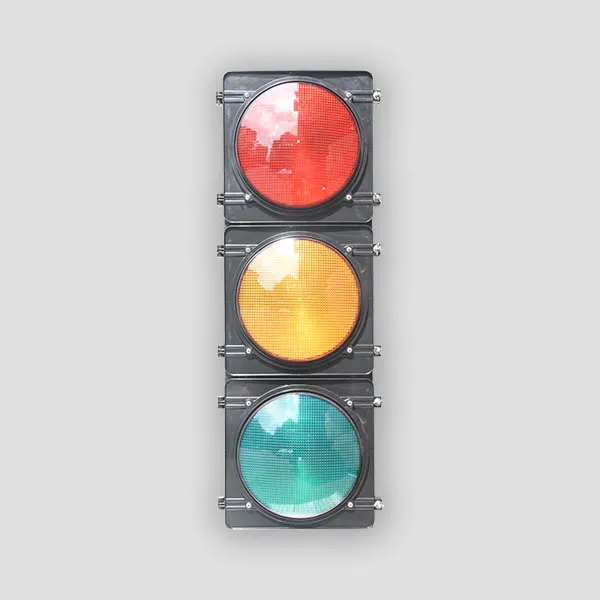 300mm 3 Aspect Hi Power Full Ball Led Traffic Signal Lights With  PC Housing For Sale