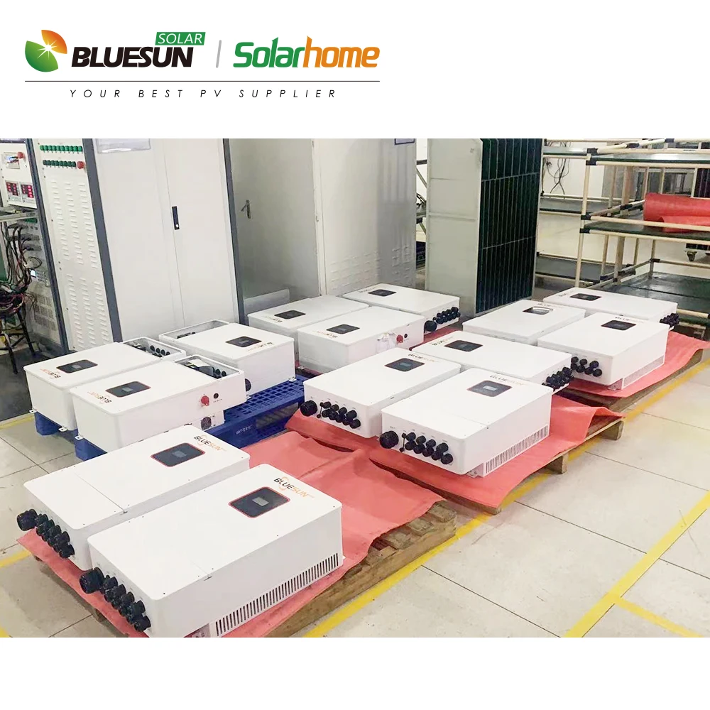 5kw 8KW Bluesun on off grid solar inverter china guangzhou 8kw 110v split phase hybrid inverter