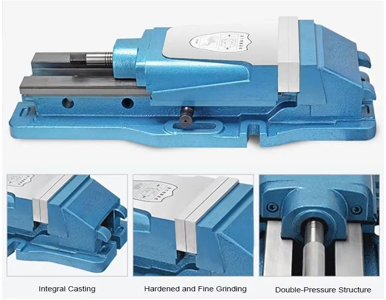 CNC Hydraulic Machine Vise for Tools Clamping 4/ 5/ 6/8/Indexable Drill Bit