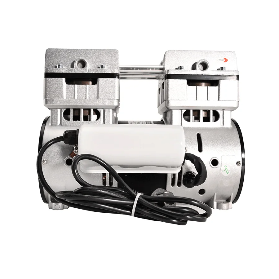 Сухой поршневой насос 740mmHg низкий уровень шума 1.3HP 220V двухпоршневыми безмасляный вакуумный для лаборатории