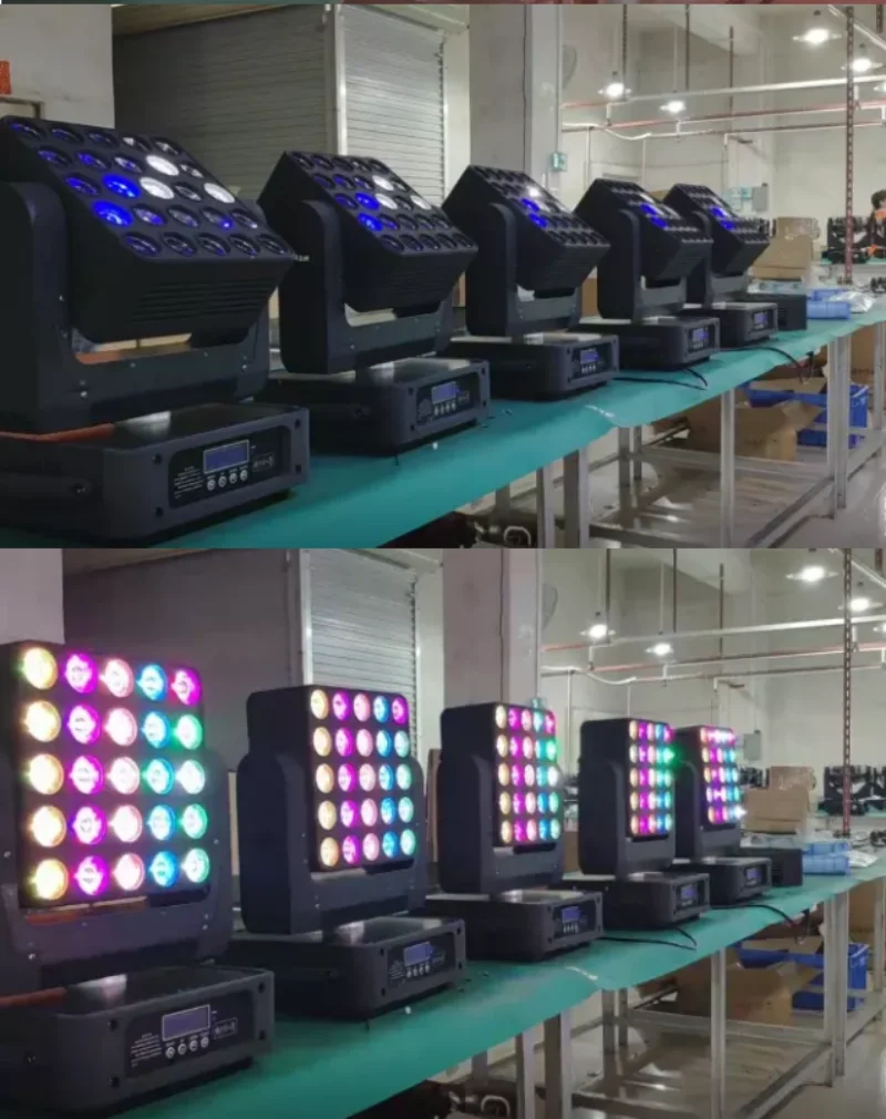 Event Light Decoration 5x5 Led Dot matrix 25 matrix Led Moving Head Lighting