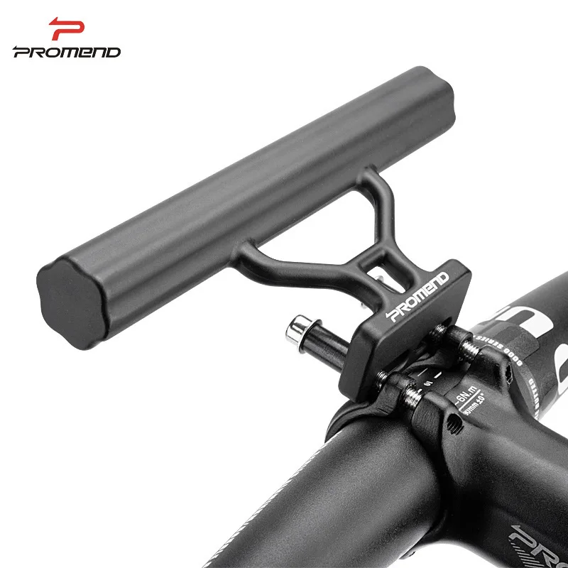 Promend Aluminum Alloy Bike Light Meter Extension Road Mountain Bike Handlebar Extension 15Cm Bicycle Meter Navigation Extension