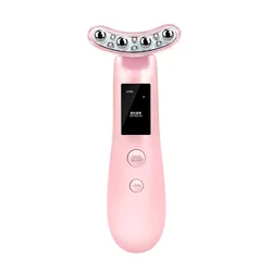 Rechargeable Neck and Face Eye Lifting Massager Anti-aging Heat Vibration Skin Tighten Reduce Double Chin Sagging Anti-Wrinkle