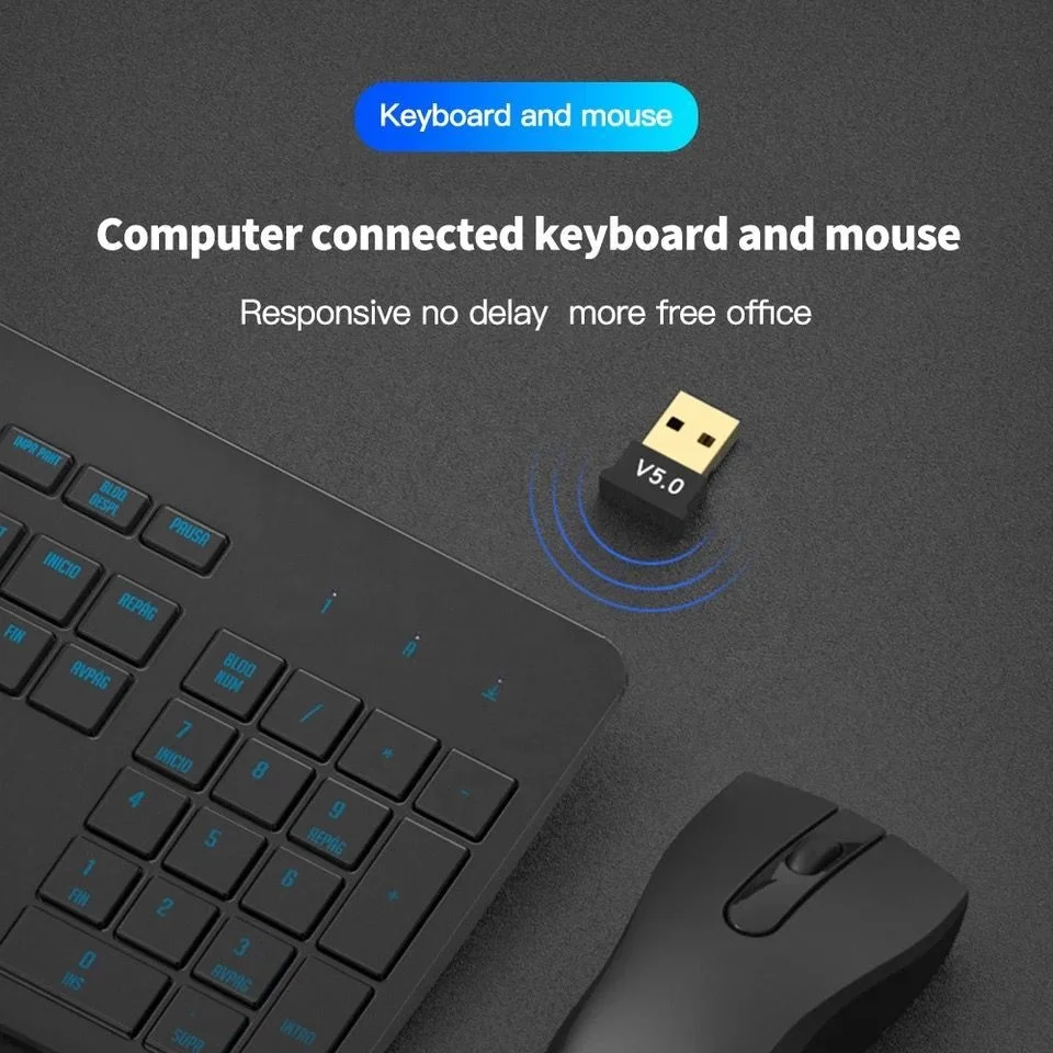 USB BT 5 0 адаптер Передача приемник аудио ключ беспроводной для компьютера