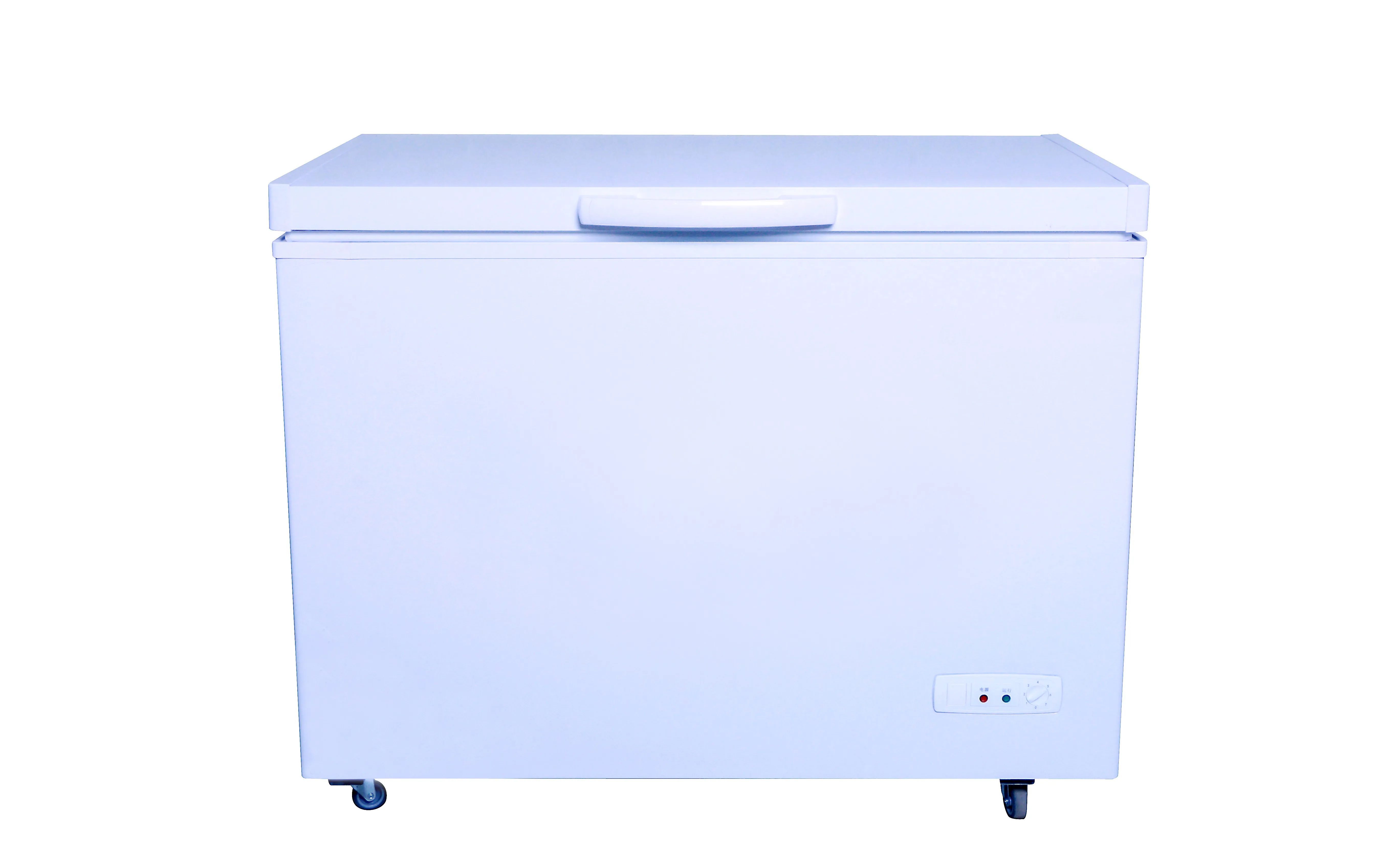 270l Single Top Open Door Chest Deep Freezer New Design Wholesale Supermarket Deep Freezer Suitable for solar or battery powered