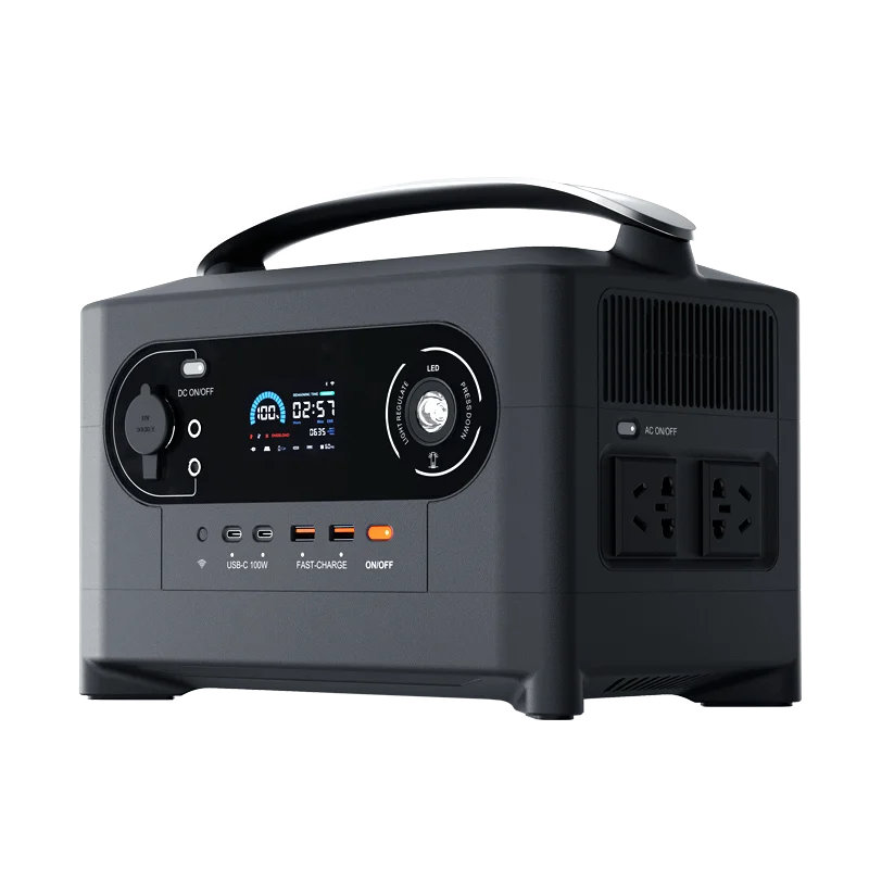 Portable Home Energy Storage 700w UPS Emergency Power Supply BMS Management System Portable Power Station