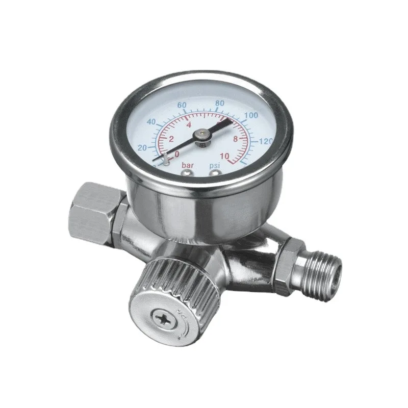 Air Adjusting Valve Regulator with Gauge for Spray Guns and Pneumatic Tools