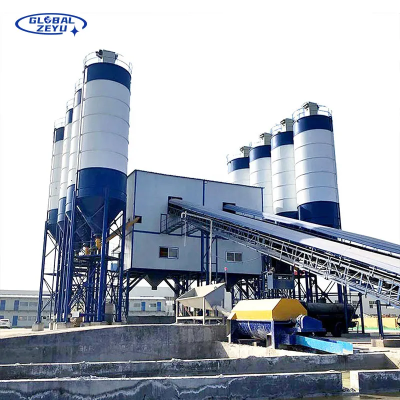Factory Manufacture Low Usage Cost 270 Cubic Meters Per Hour High Production Efficiency HZS270 Large Concrete Mixing Station