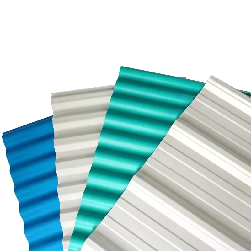 Waterproof 2 mm 2 layer corrugated upvc roofing sheet with ASA coated