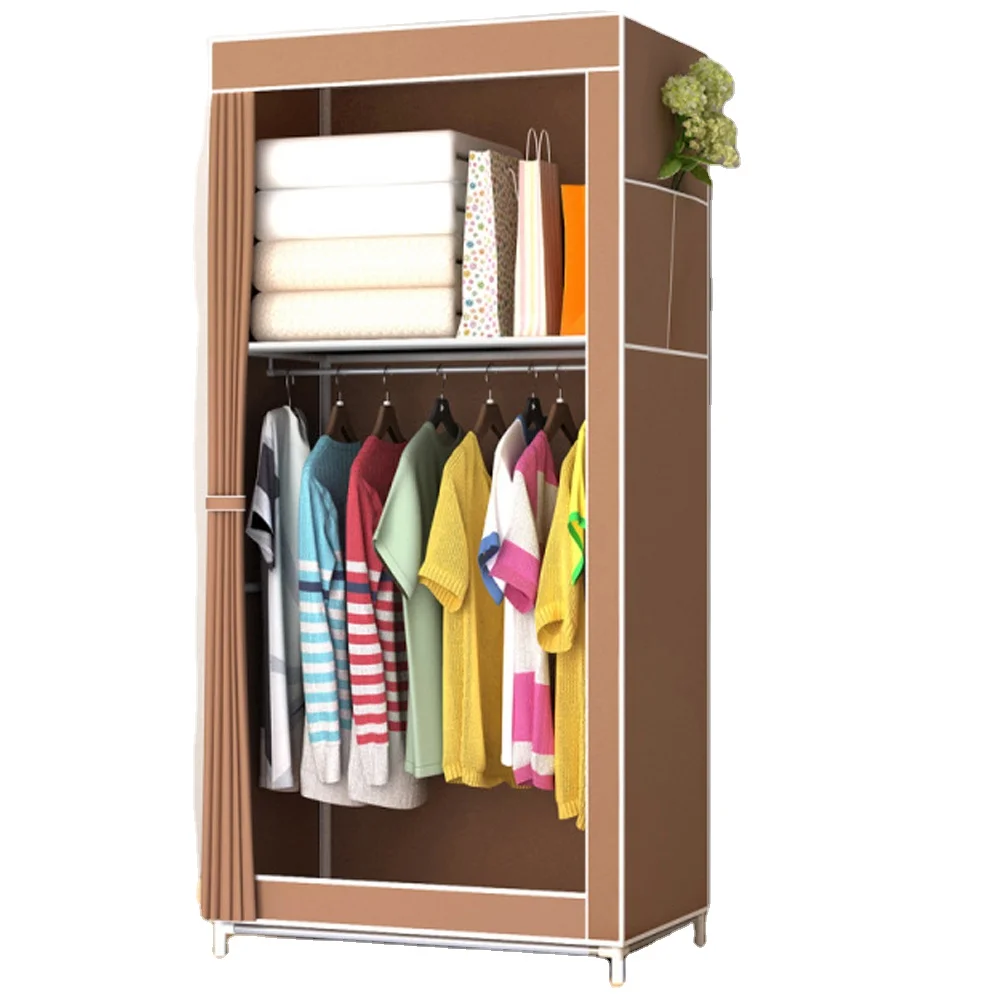 Extra Large 16mm steel pipe waterproof baby cloth portable foldable wardrobe