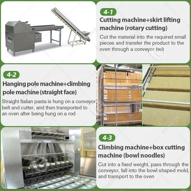 Extrusion Food High Efficiency Industry Small Scale Pasta Shape Macaroni Make Machine for Production Line