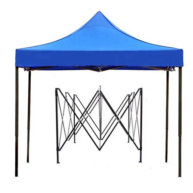 3x3m cheap canopy tent trade show tents folding gazebo iron tent frame marquee china carpas