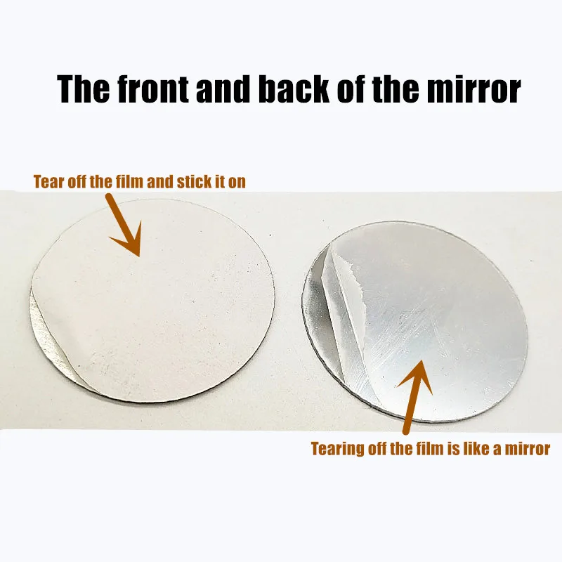 Wooden DIY Small Mirror Wooden Crafts Laser Cutting Wooden Chip Creative Decorative Mirror