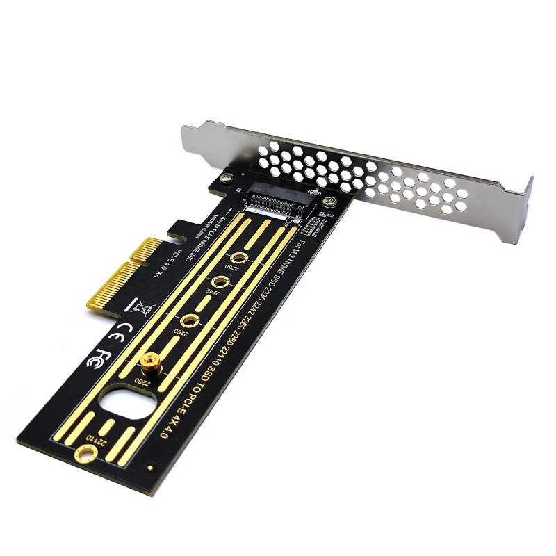 Адаптер M.2 NVME SSD на PCIe 4 0 64 Гбит/с PCIe4.0 X4 для настольного ПК PCI-E GEN4 полная