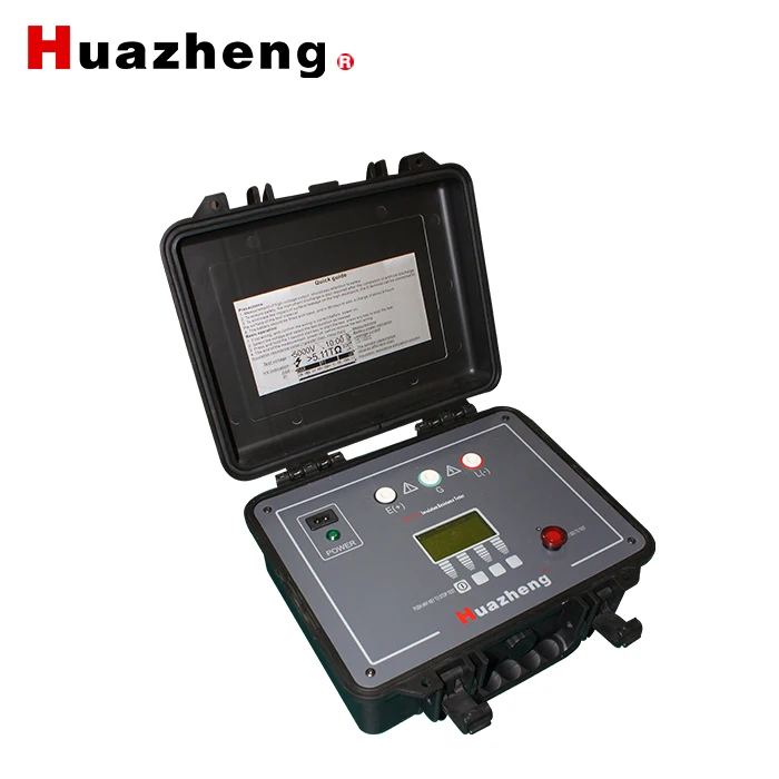 Huazheng Electric Handheld High Voltage 10 Kv Diagnostic Electrical Insulation Resistance Tester