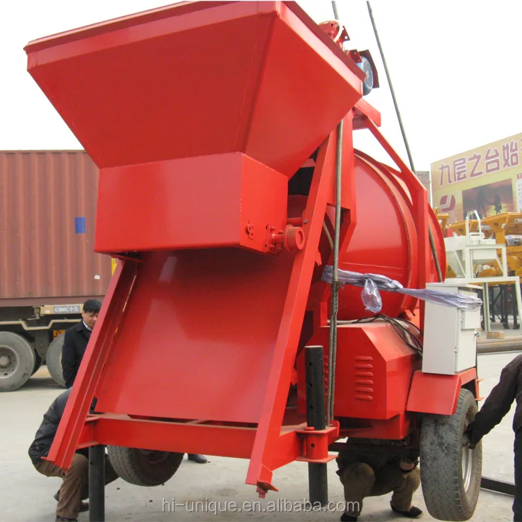 Factory custom Portable Electric Mini 350 litres concrete mixer