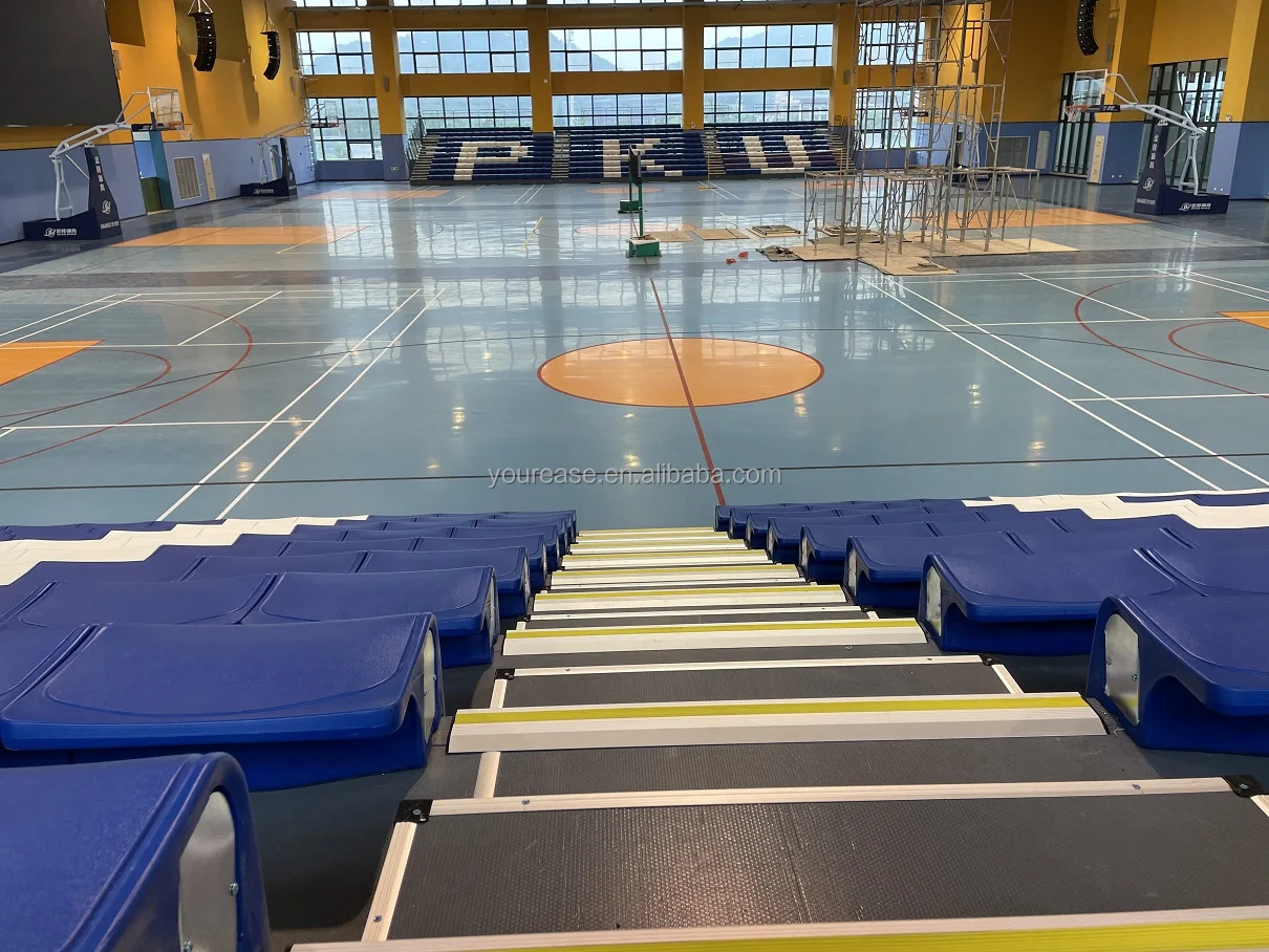 Basketball Acadamy Sports Arena Indoor Retractable Seating Chair